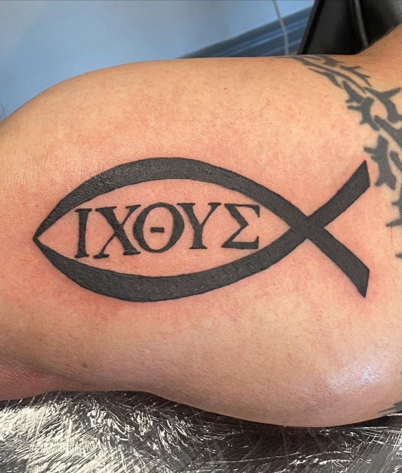 30 Unique Jesus Fish Tattoos You Must Try