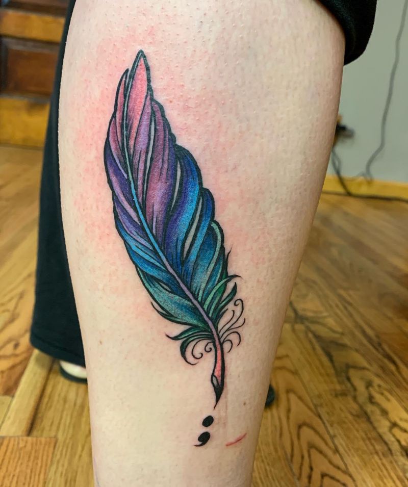 30 Pretty Quill Tattoos You Will Love