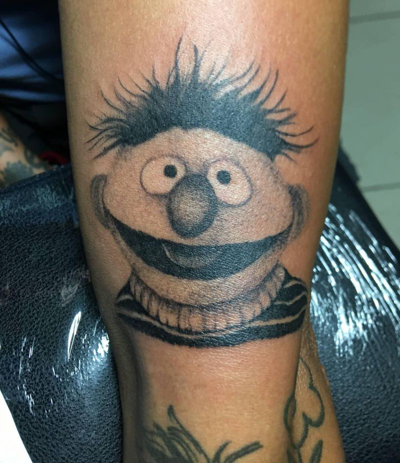 30 Cute Sesame Street Tattoos You Must Love