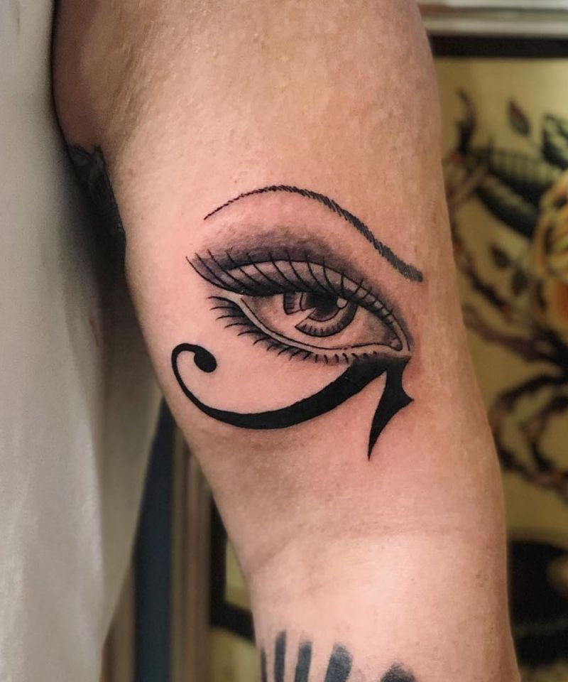 30 Unique Eye of Ra Tattoos You Must Love