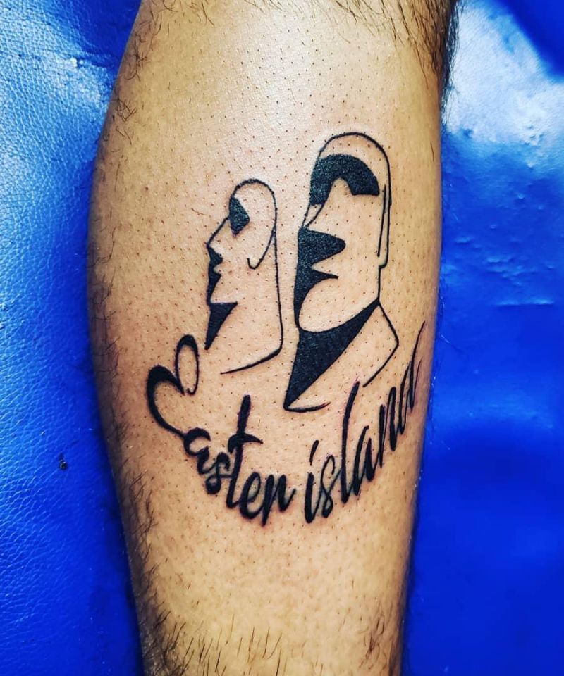 30 Unique Moai Tattoos You Can Copy