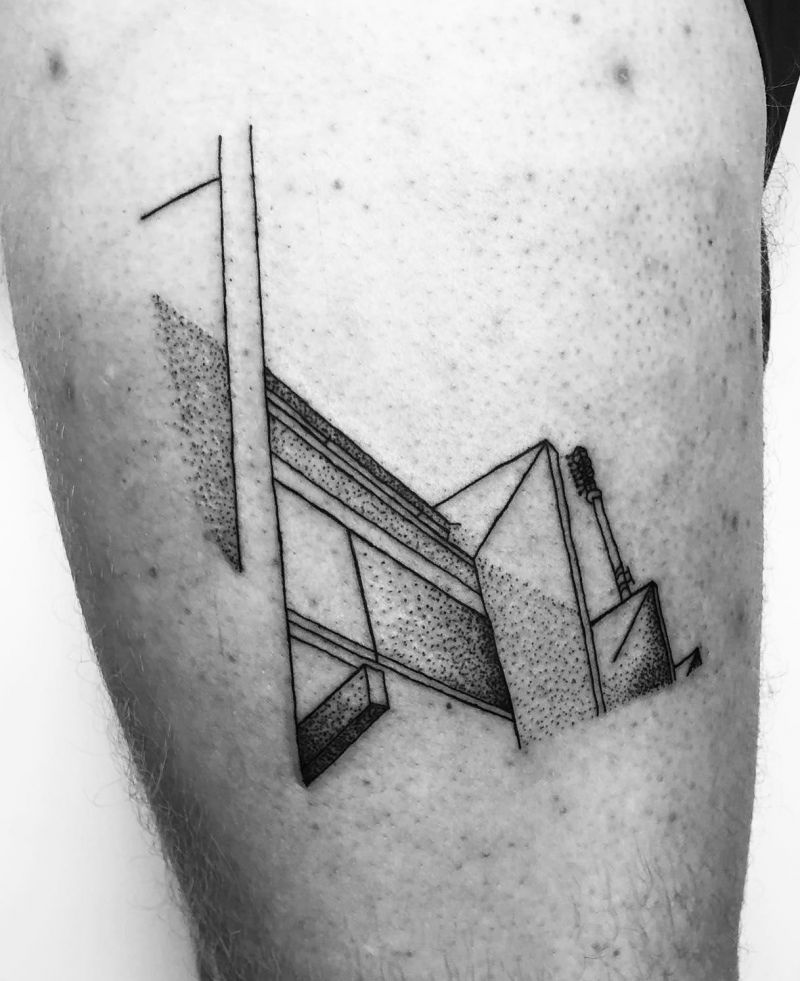 30 Unique Architecture Tattoos to Inspire You