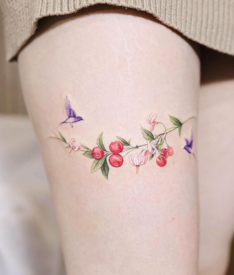 30 Pretty Cranberry Tattoos You Should Try