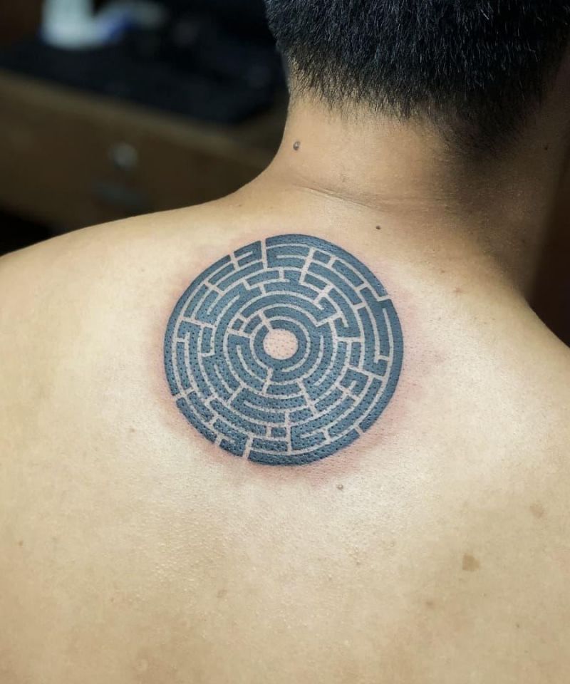 30 Unique Maze Tattoos You Must Love