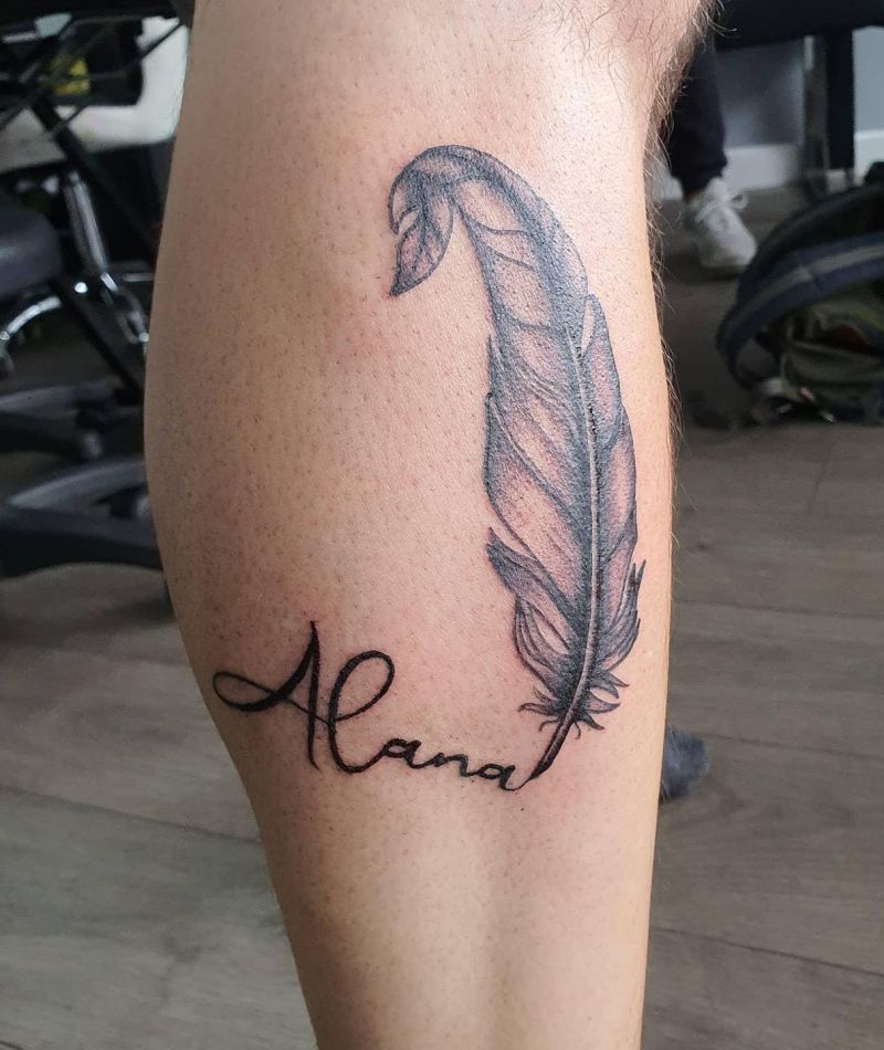 30 Pretty Quill Tattoos You Will Love