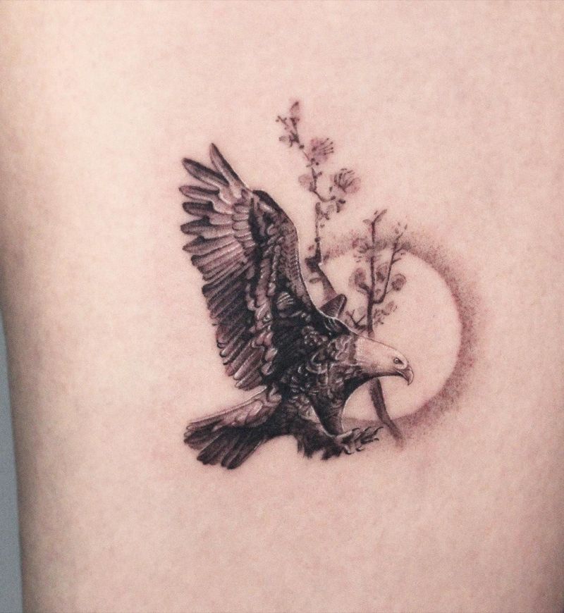 30 Amazing Hawk Tattoos Make You Attractive