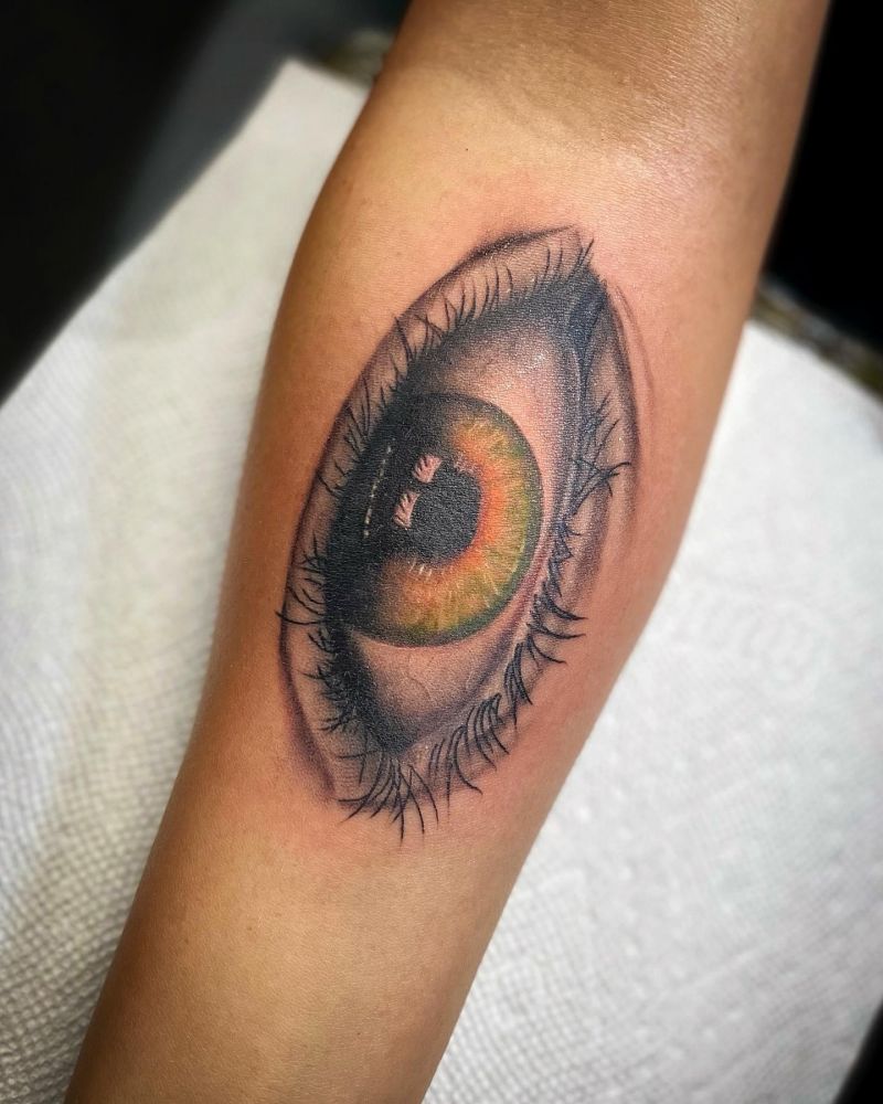 30 Great Realistic Eye Tattoos Make You Attractive