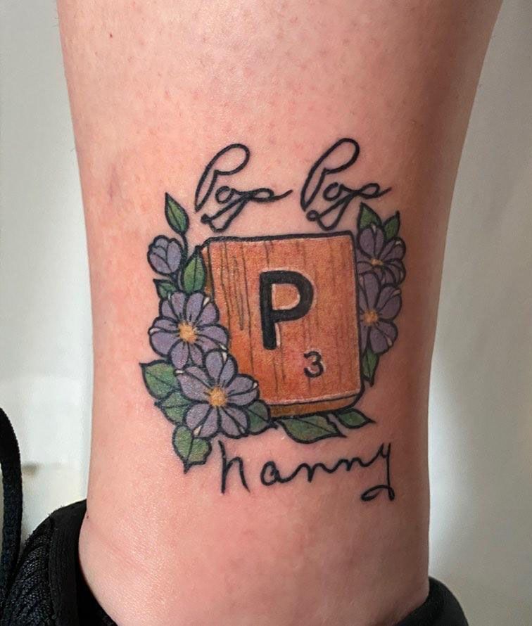 30 Unique Scrabble Tattoos For Your Inspiration