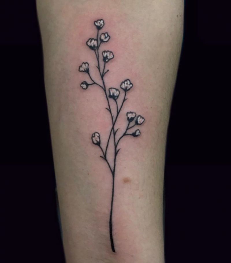 30 Pretty baby's breath Tattoos Tattoos You Will Love