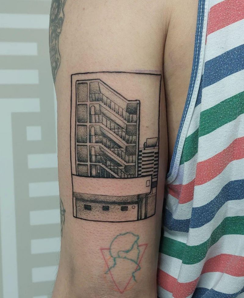 30 Unique Architecture Tattoos to Inspire You