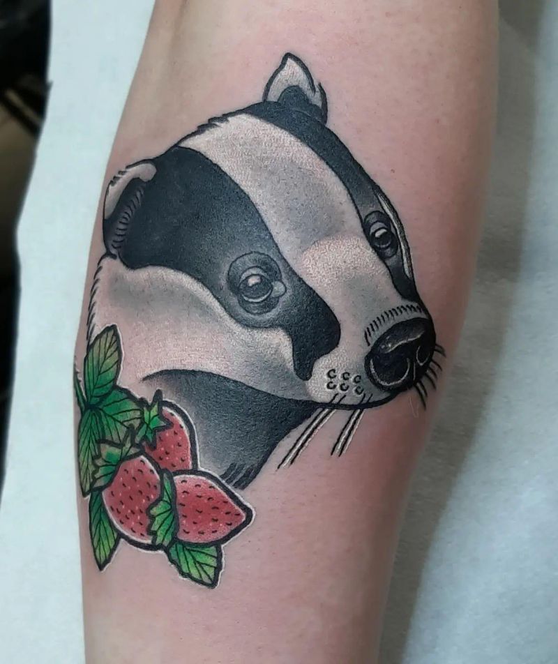 30 Unique Badger Tattoos You Must Try