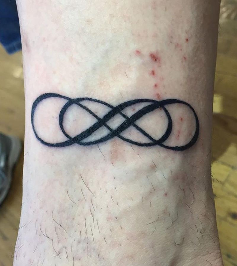 30 Elegant Double Infinity Tattoos You Must Love