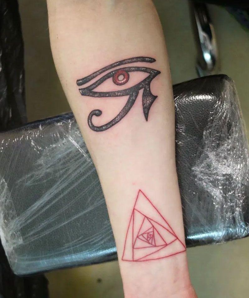 30 Unique Eye of Ra Tattoos You Must Love