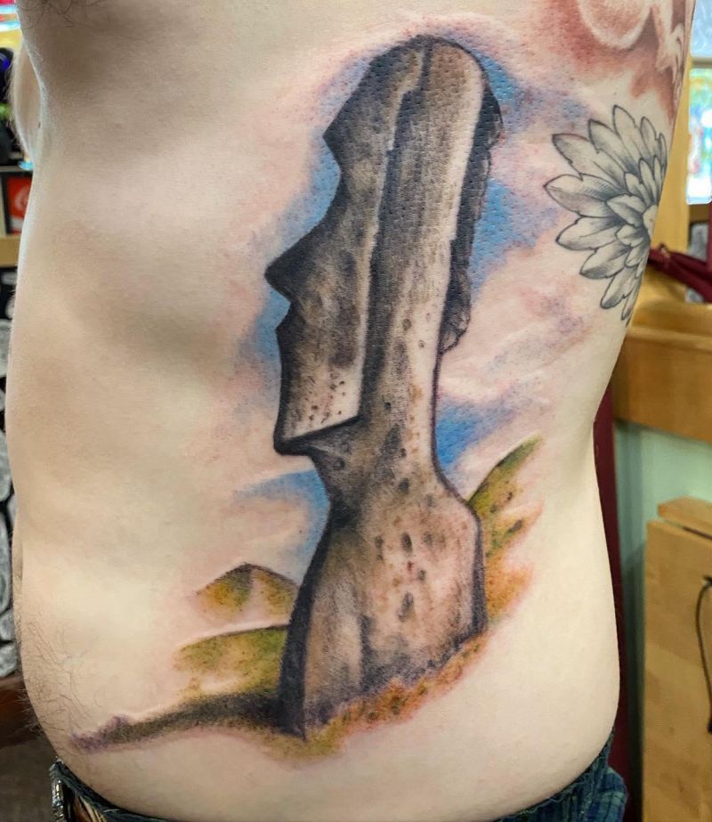 30 Unique Moai Tattoos You Can Copy