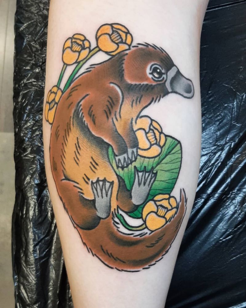 30 Cool Platypus Tattoos You Will Love