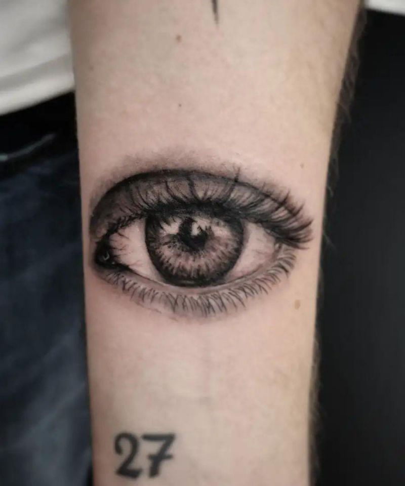 30 Great Realistic Eye Tattoos Make You Attractive