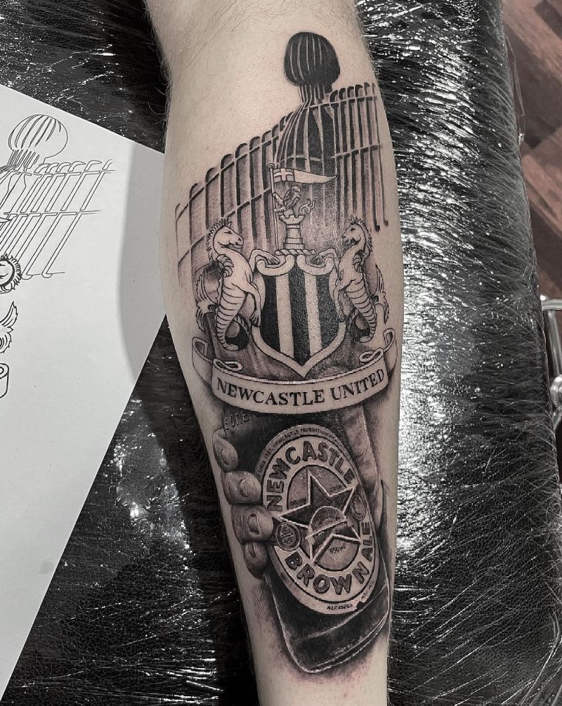 6 Great Angel of the North Tattoos For Your Inspiration