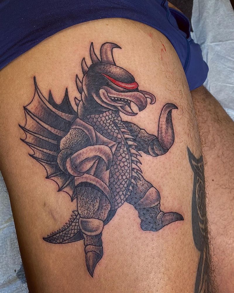 30 Unique Godzilla Tattoos Make You Attractive