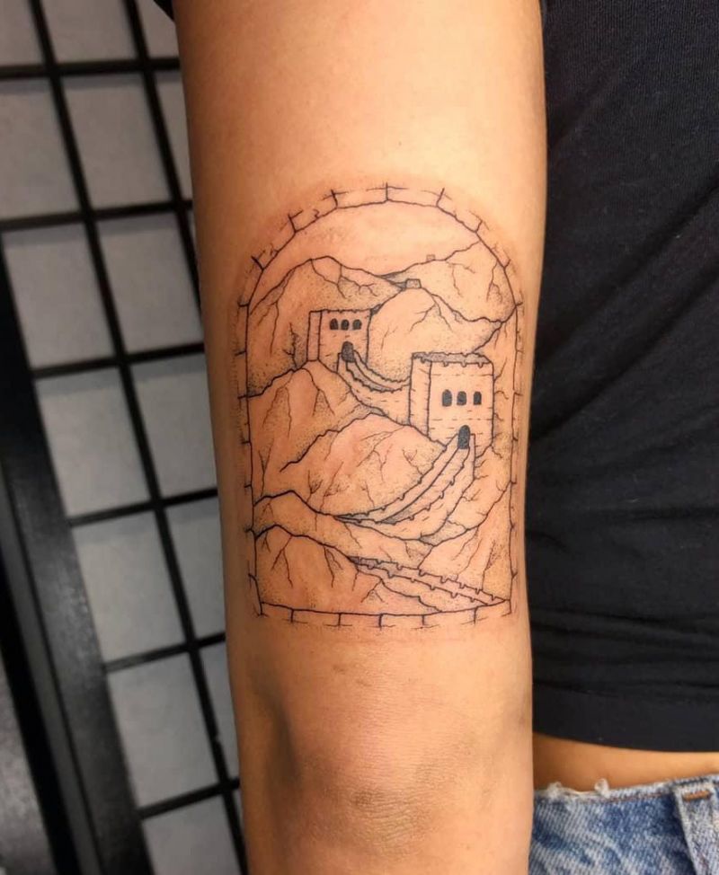 9 Gorgeous Great Wall Tattoos Make You Attractive