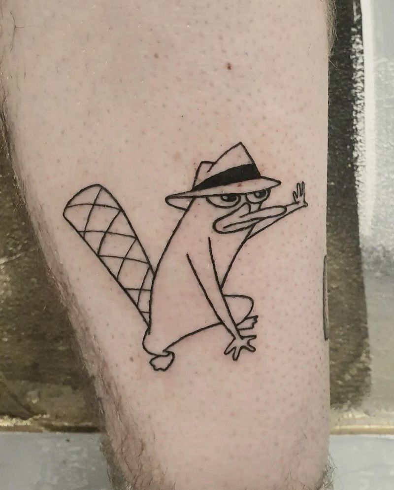 30 Cool Platypus Tattoos You Will Love