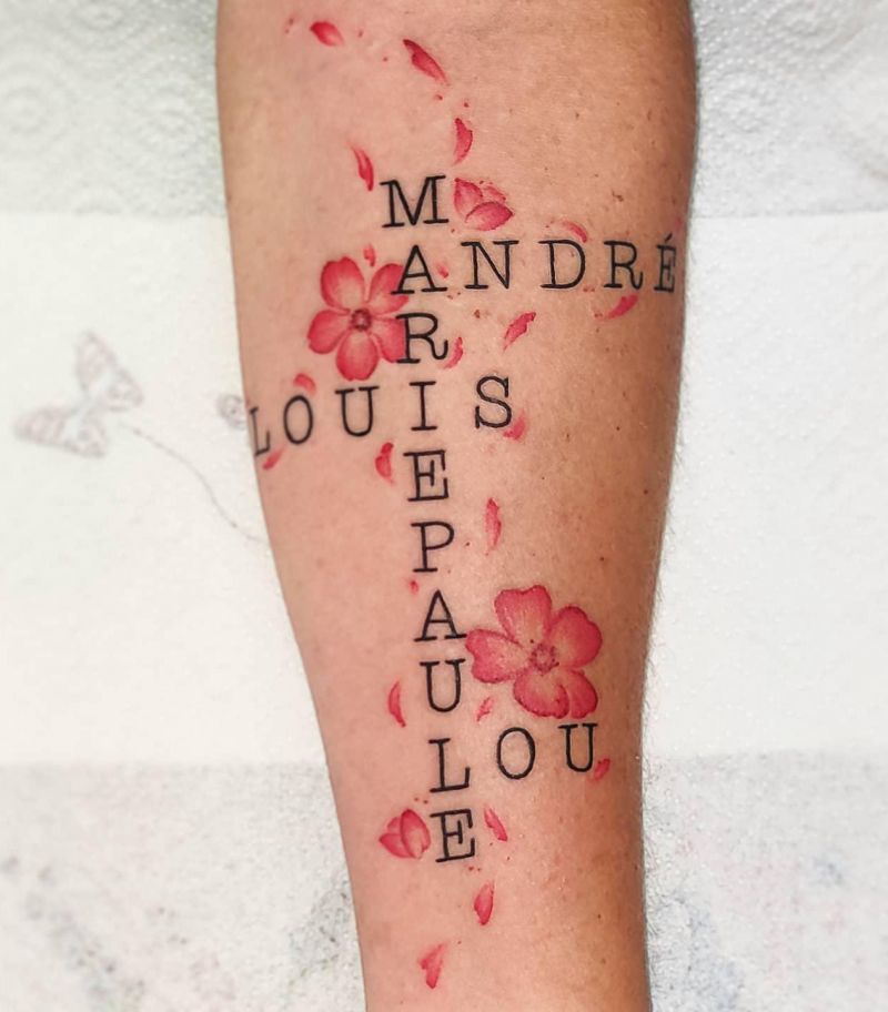 30 Unique Scrabble Tattoos For Your Inspiration