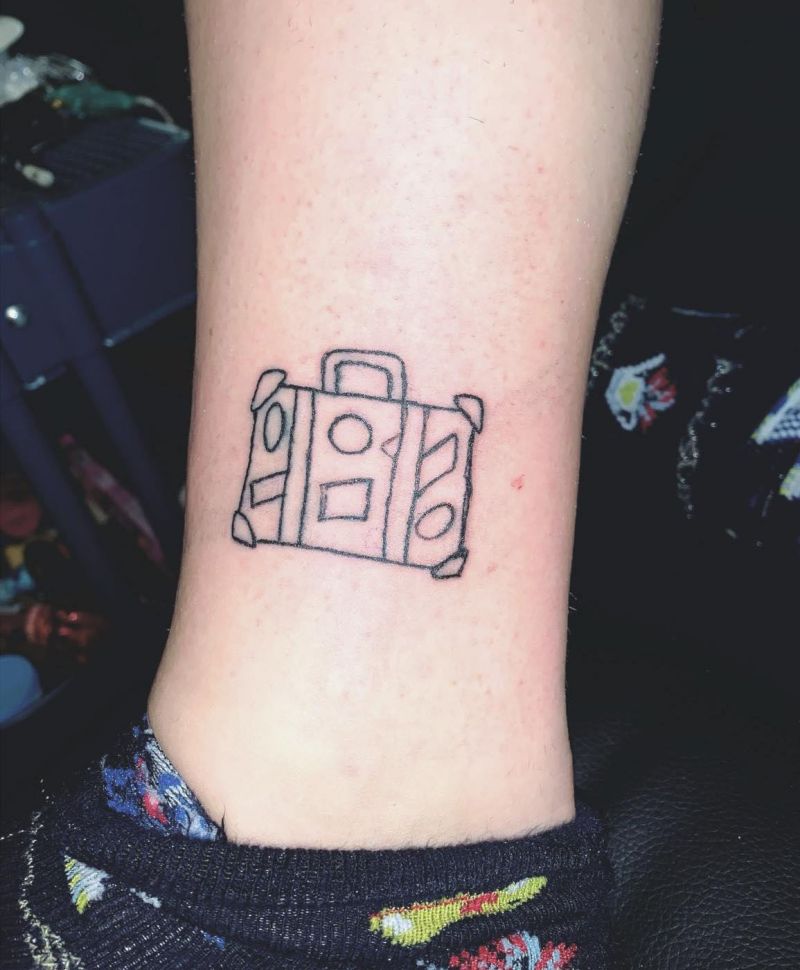 30 Unique Suitcase Tattoos You Must Love