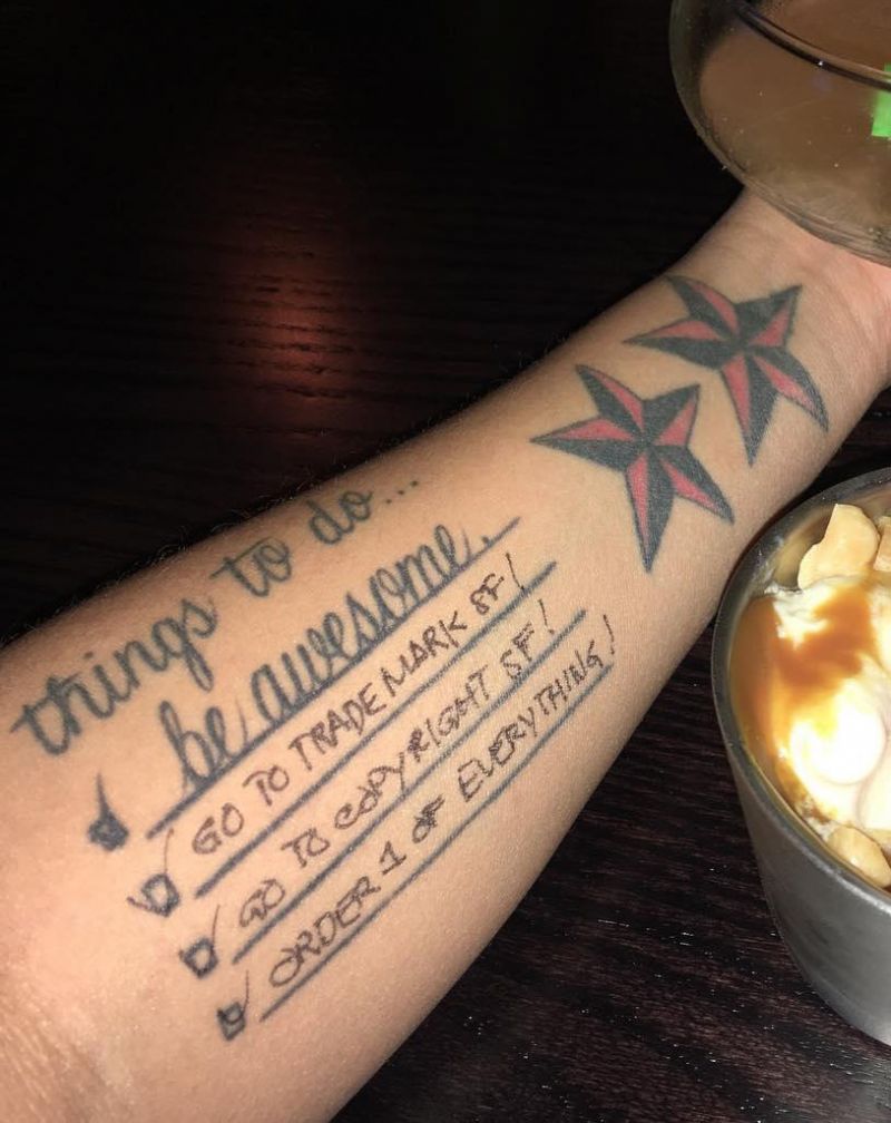 9 Unique To Do List Tattoos For Your Inspiration