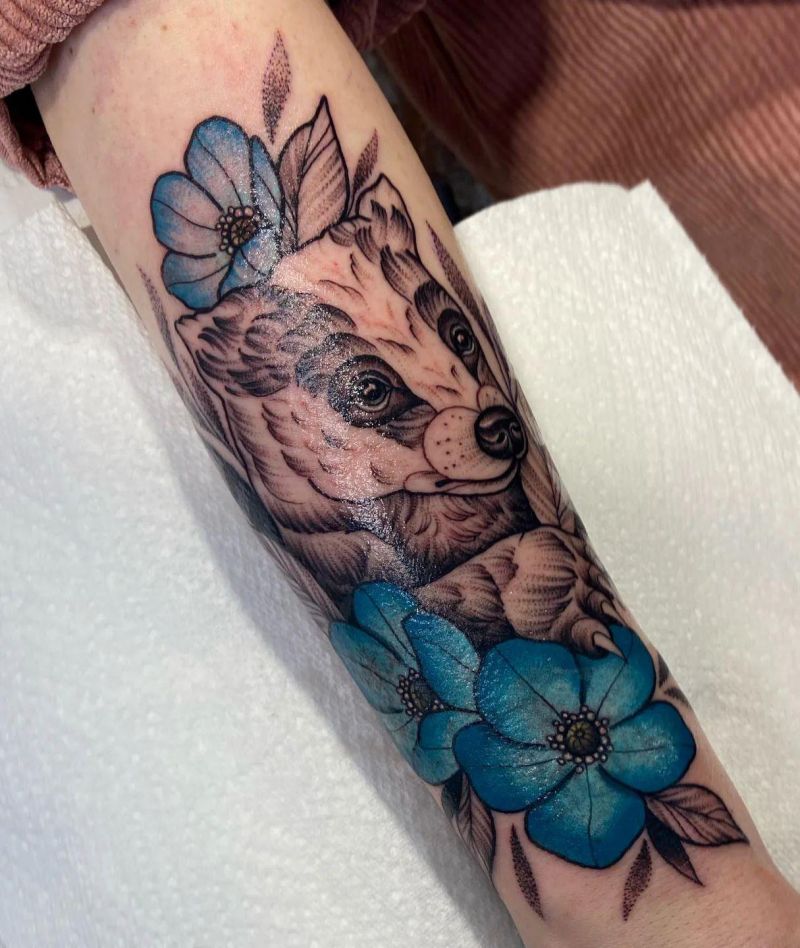 30 Unique Badger Tattoos You Must Try