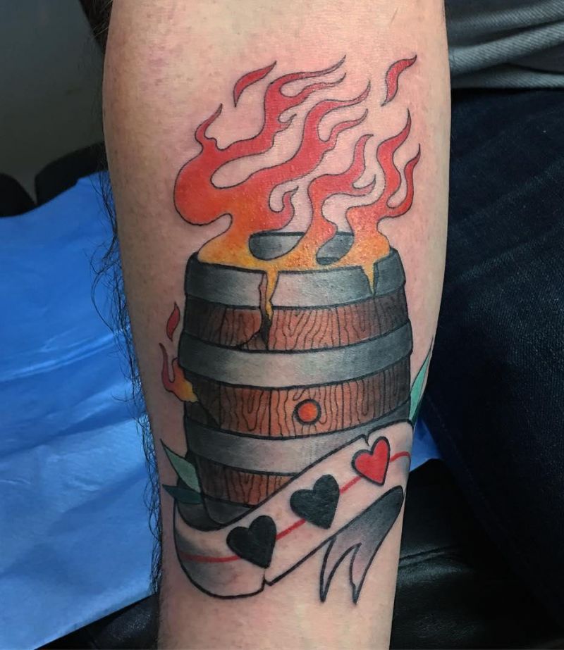 30 Unique Barrel Tattoos You Need to See