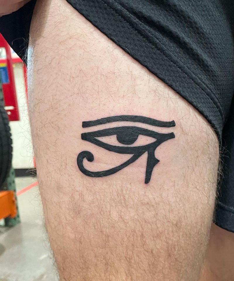 30 Unique Eye of Ra Tattoos You Must Love