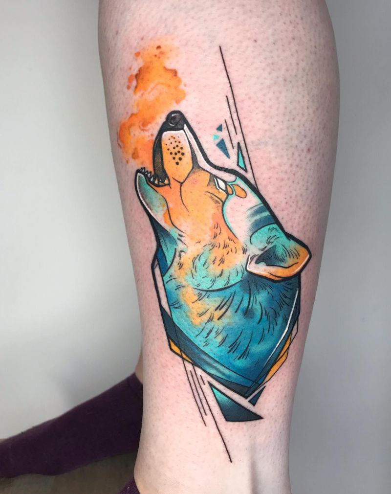 30 Great Howling Wolf Tattoos For Your Inspiration