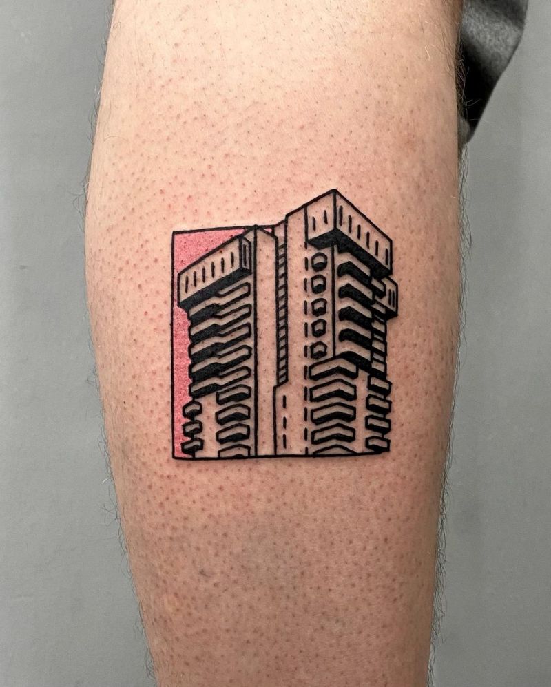 30 Unique Architecture Tattoos to Inspire You