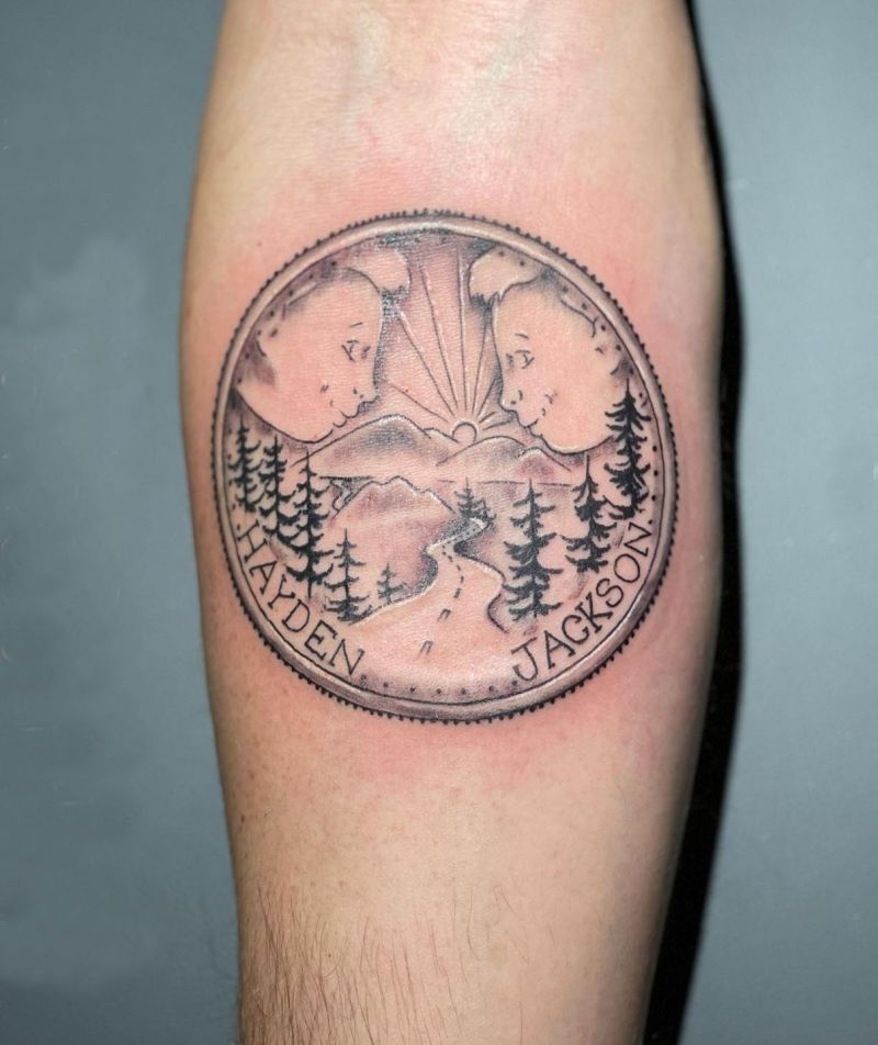 30 Unique Coin Tattoos You Must Love