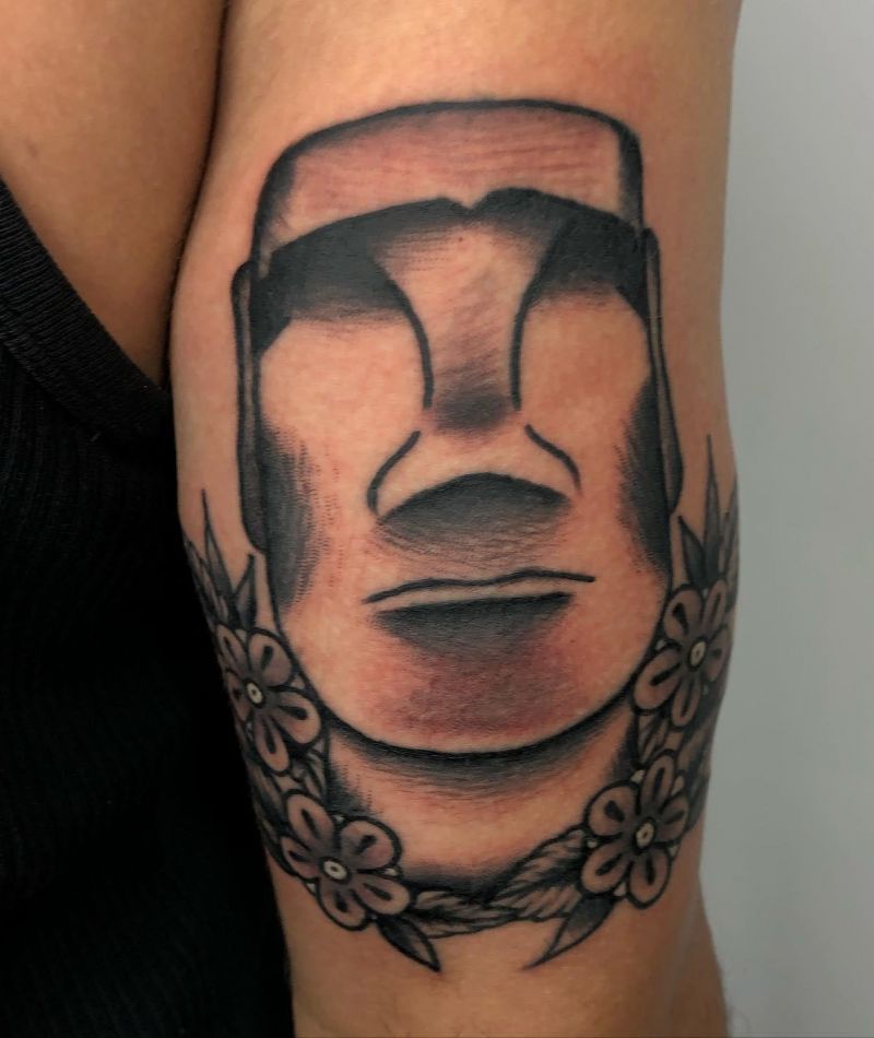 30 Unique Moai Tattoos You Can Copy