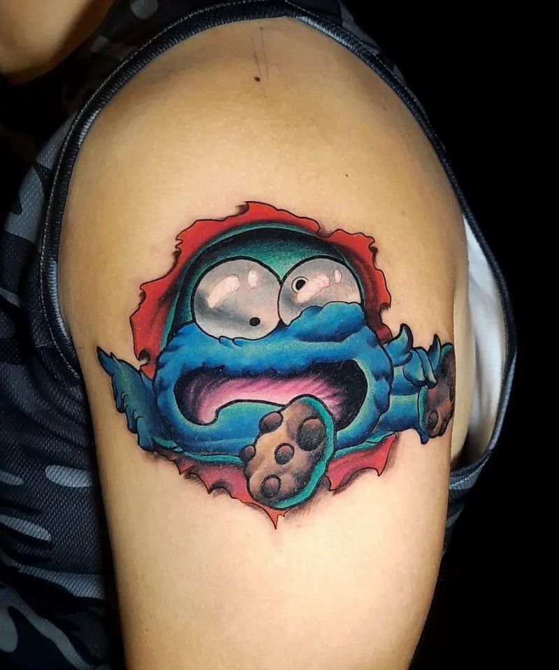 30 Cute Sesame Street Tattoos You Must Love