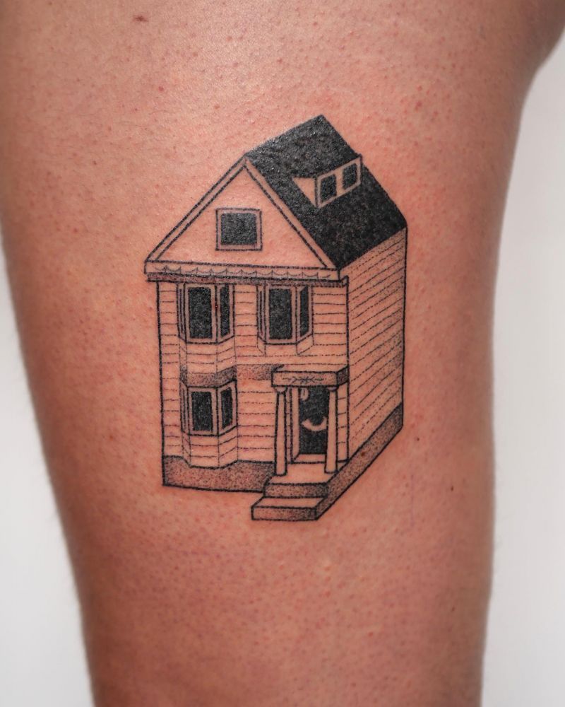 30 Unique Architecture Tattoos to Inspire You