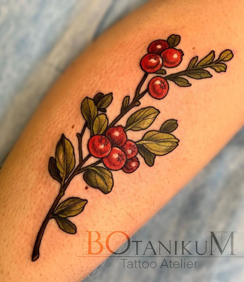 30 Pretty Cranberry Tattoos You Should Try