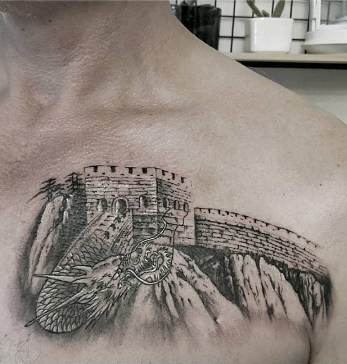 9 Gorgeous Great Wall Tattoos Make You Attractive