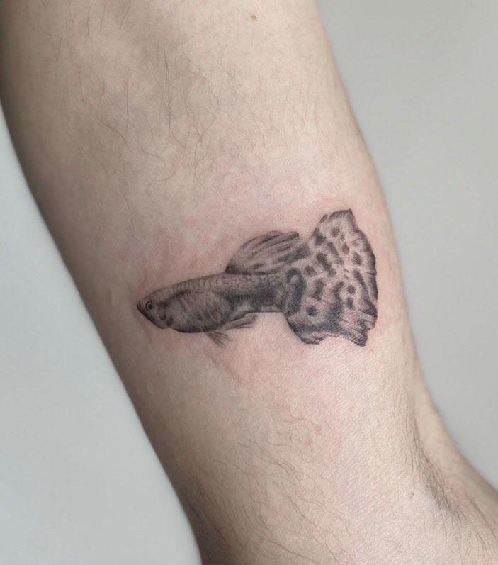 20 Unique Guppy Tattoos to Inspire You