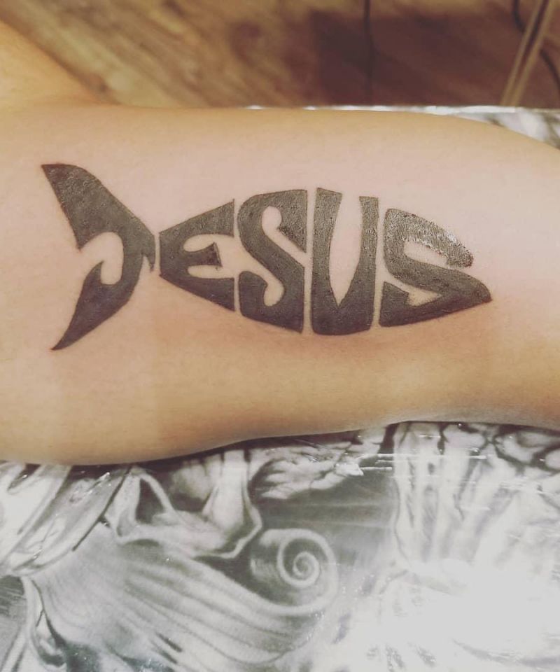 30 Unique Jesus Fish Tattoos You Must Try
