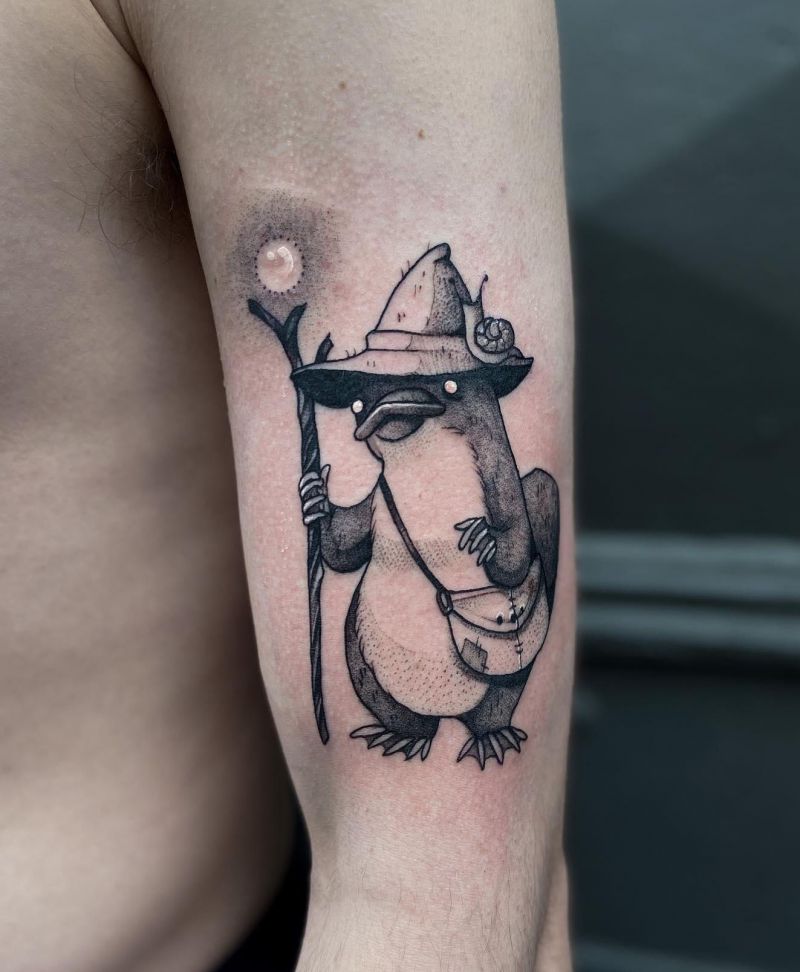 30 Cool Platypus Tattoos You Will Love