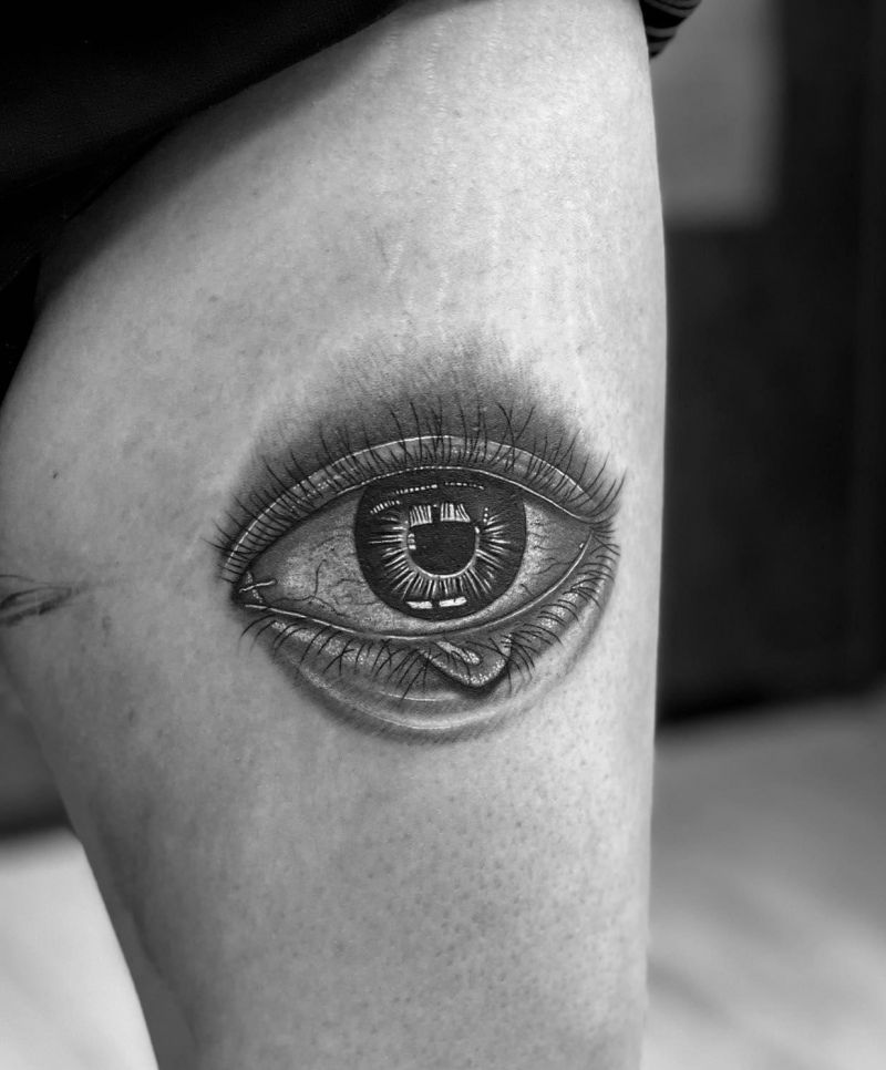 30 Great Realistic Eye Tattoos Make You Attractive