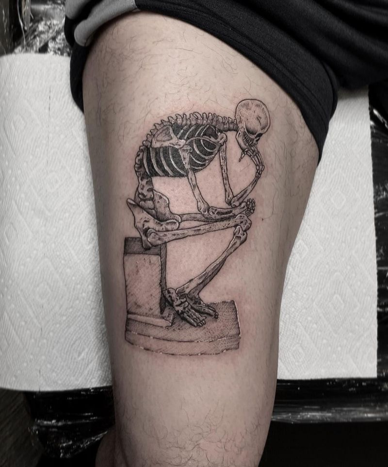 30 Unique Thinker Tattoos For Your Inspiration