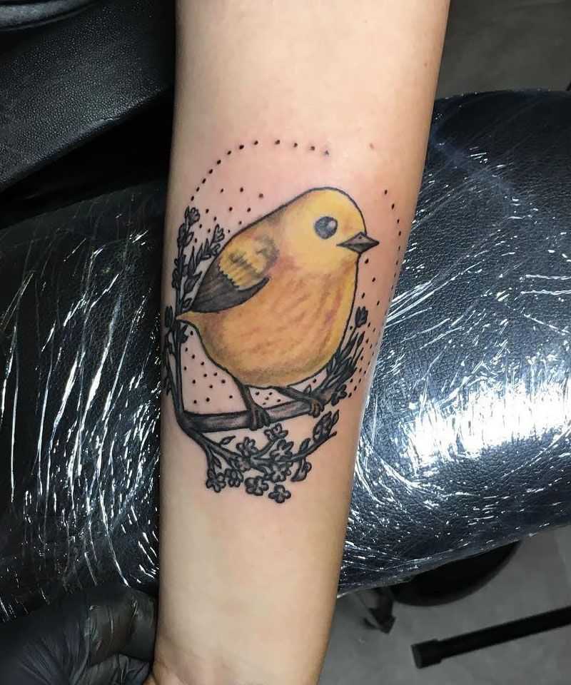 16 Pretty Yellowbird Tattoos You Must Love
