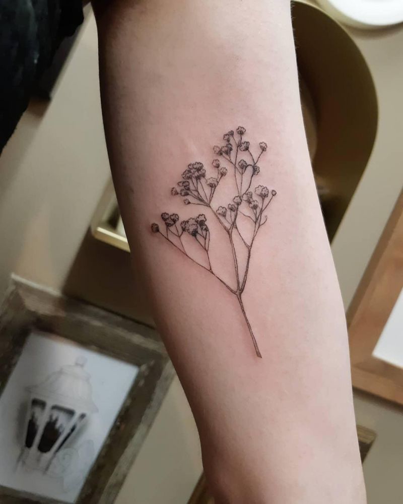 30 Pretty baby's breath Tattoos Tattoos You Will Love