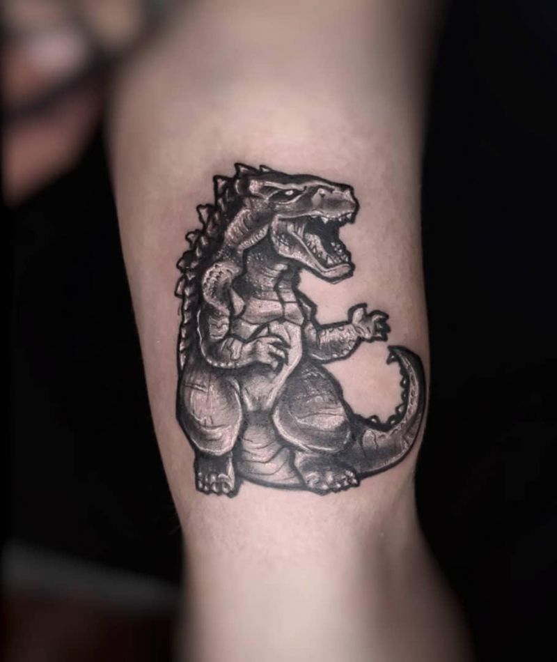 30 Unique Godzilla Tattoos Make You Attractive