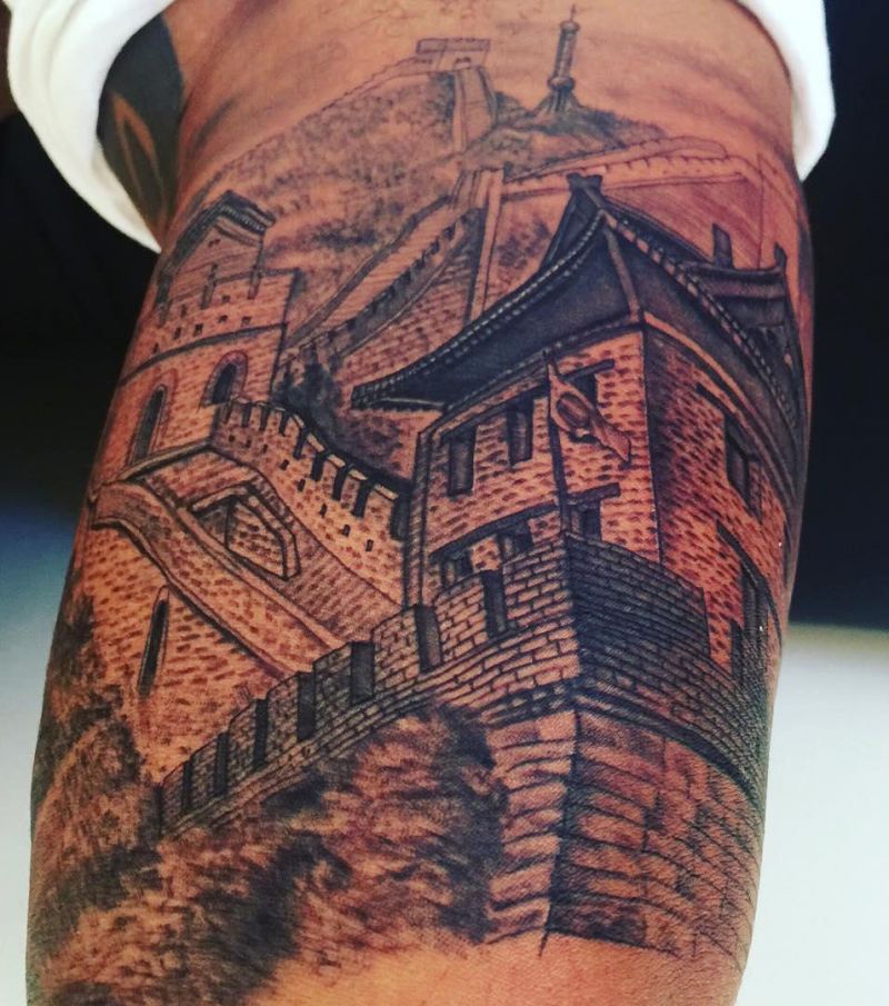 9 Gorgeous Great Wall Tattoos Make You Attractive