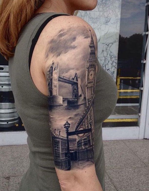 8 Unique London Bridge Tattoos For Your Inspiration