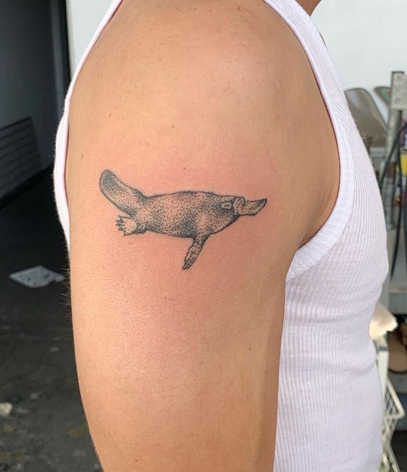 30 Cool Platypus Tattoos You Will Love