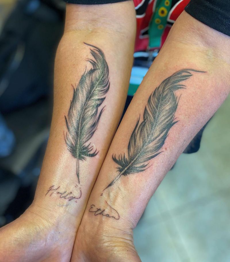 30 Pretty Quill Tattoos You Will Love